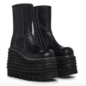 Dolls Kill Current Moof Toughen Up Platform Boots